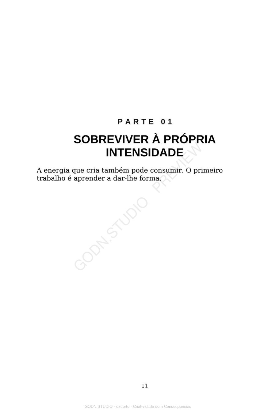 Criatividade com Consequências - Parte 01